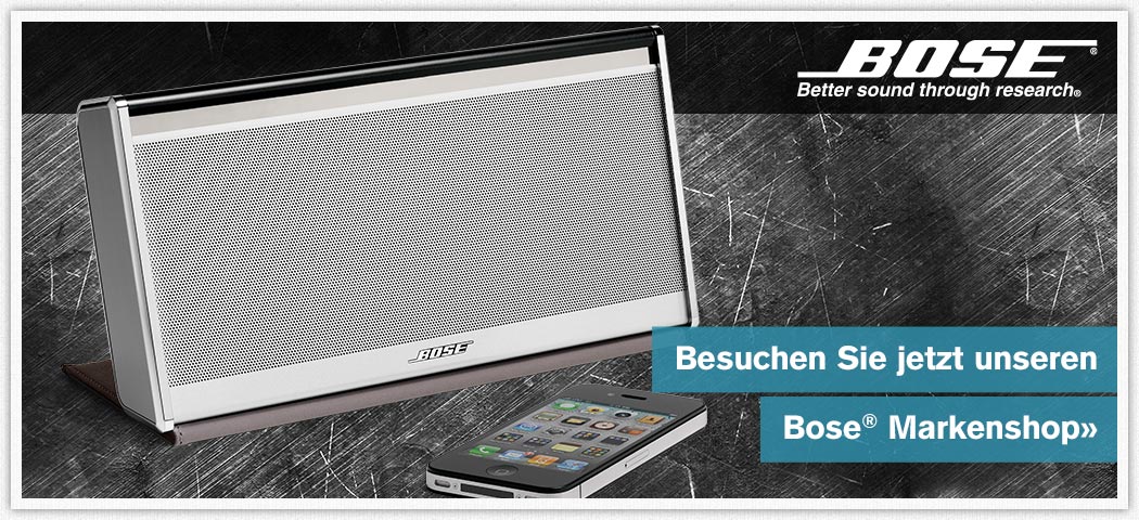 Besuchen Sie unseren Bose® Markenshop»