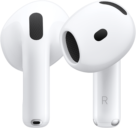 AirPods 5 Hardware, Vorder- und Rückansicht zeigt das Design