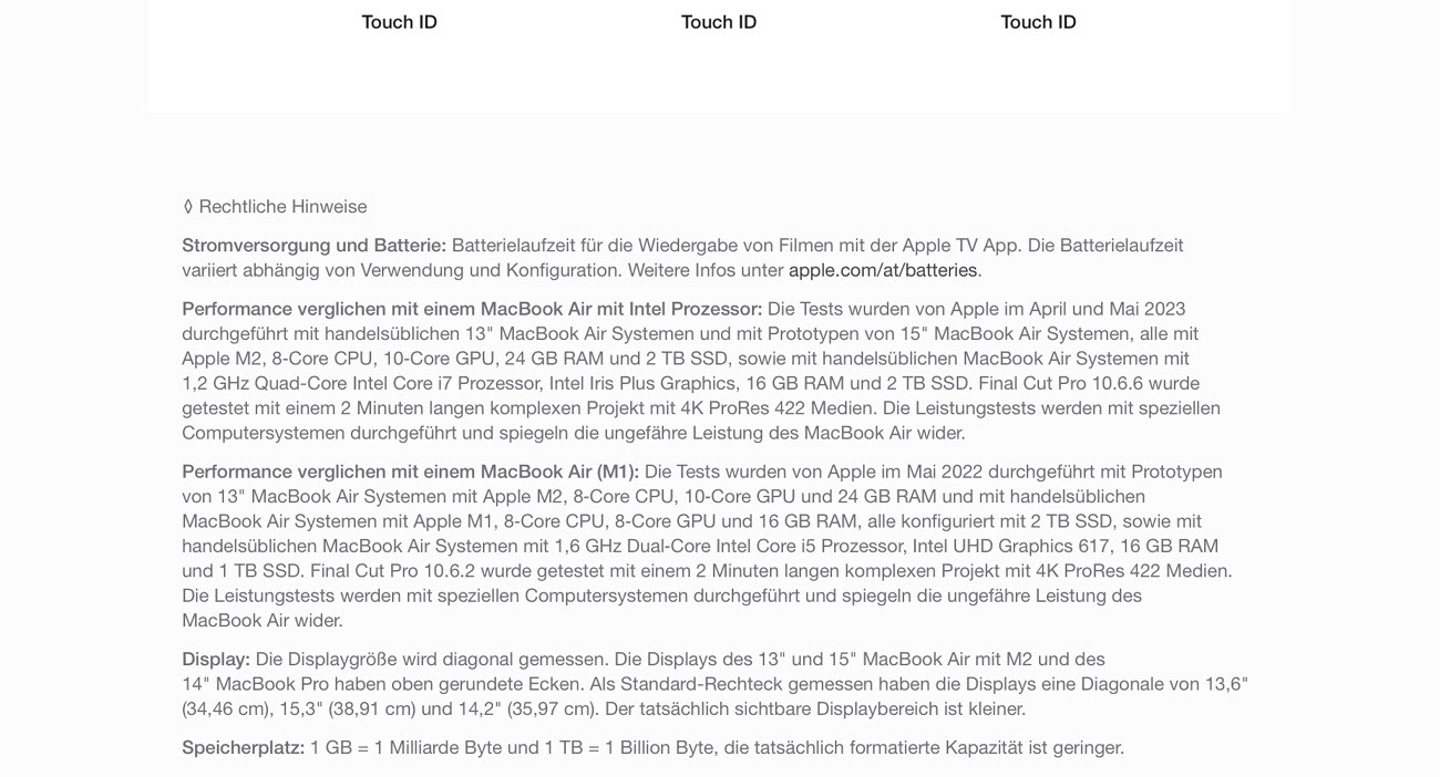 Apple MacBook Air M2