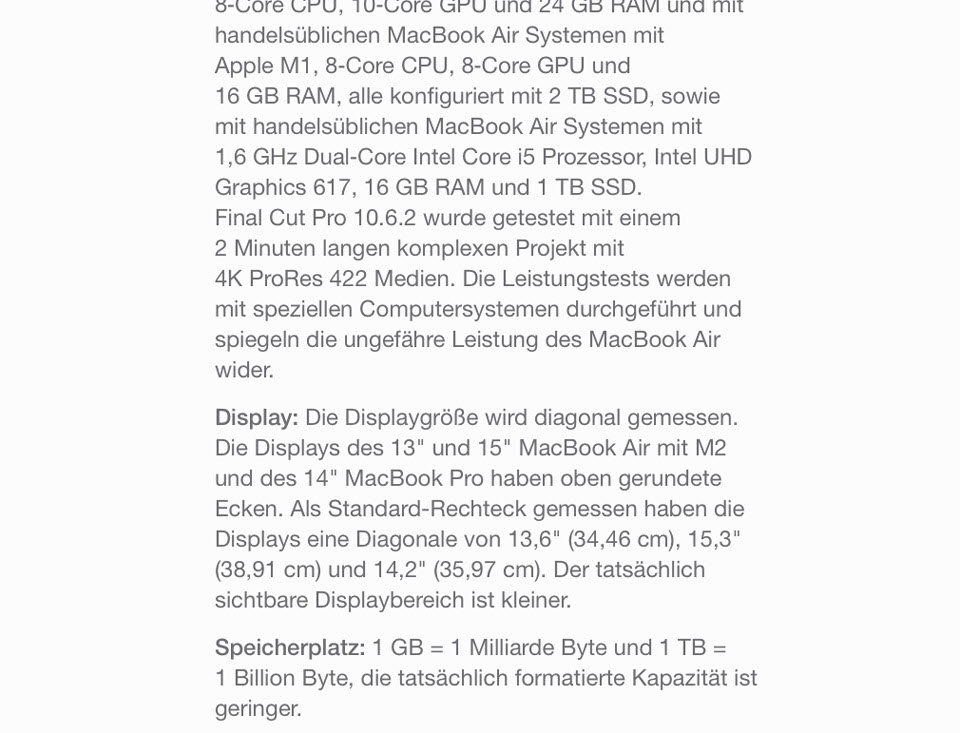 Apple MacBook Air M2