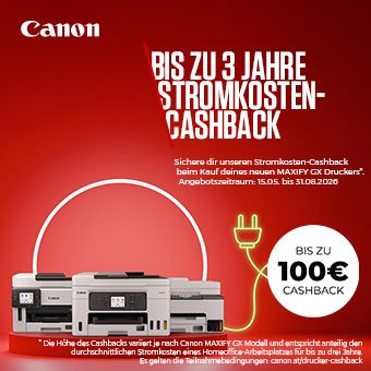 Canon Drucker Cashback
