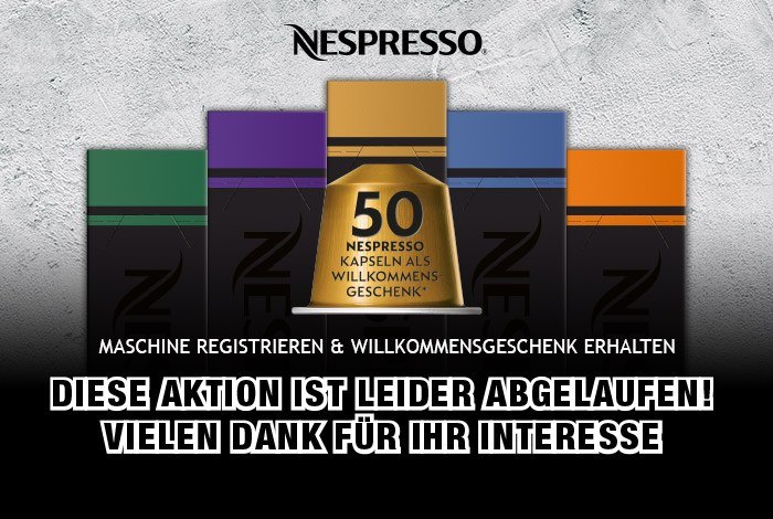 Jetzt Nespresso Maschine kaufen und 50 Nespresso Kapseln geschenkt  bekommen. | Majdic | Kapselmaschinen