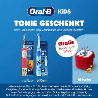 Oral-B Kids - Tonies Figur Gratis