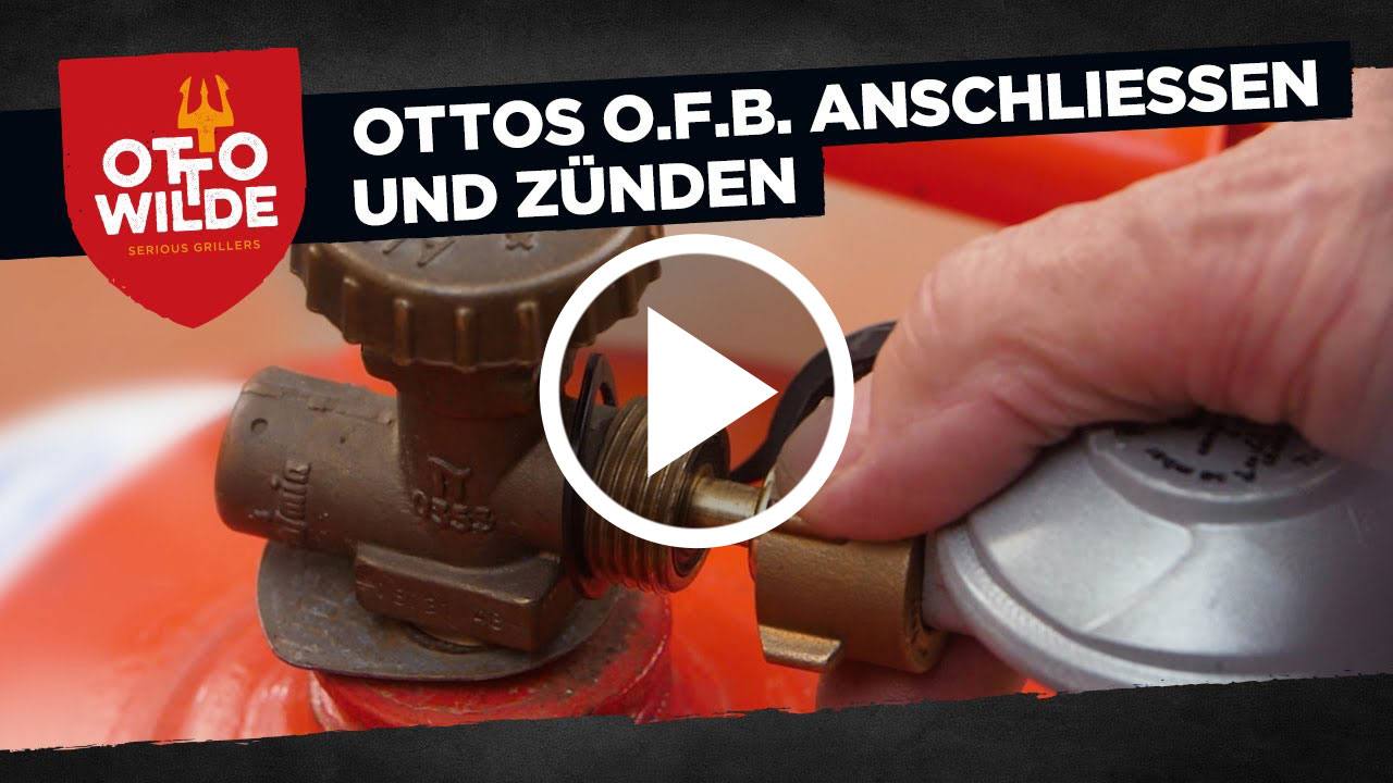 Ottos O.F.B. richtig an eine Gasflasche anschließen