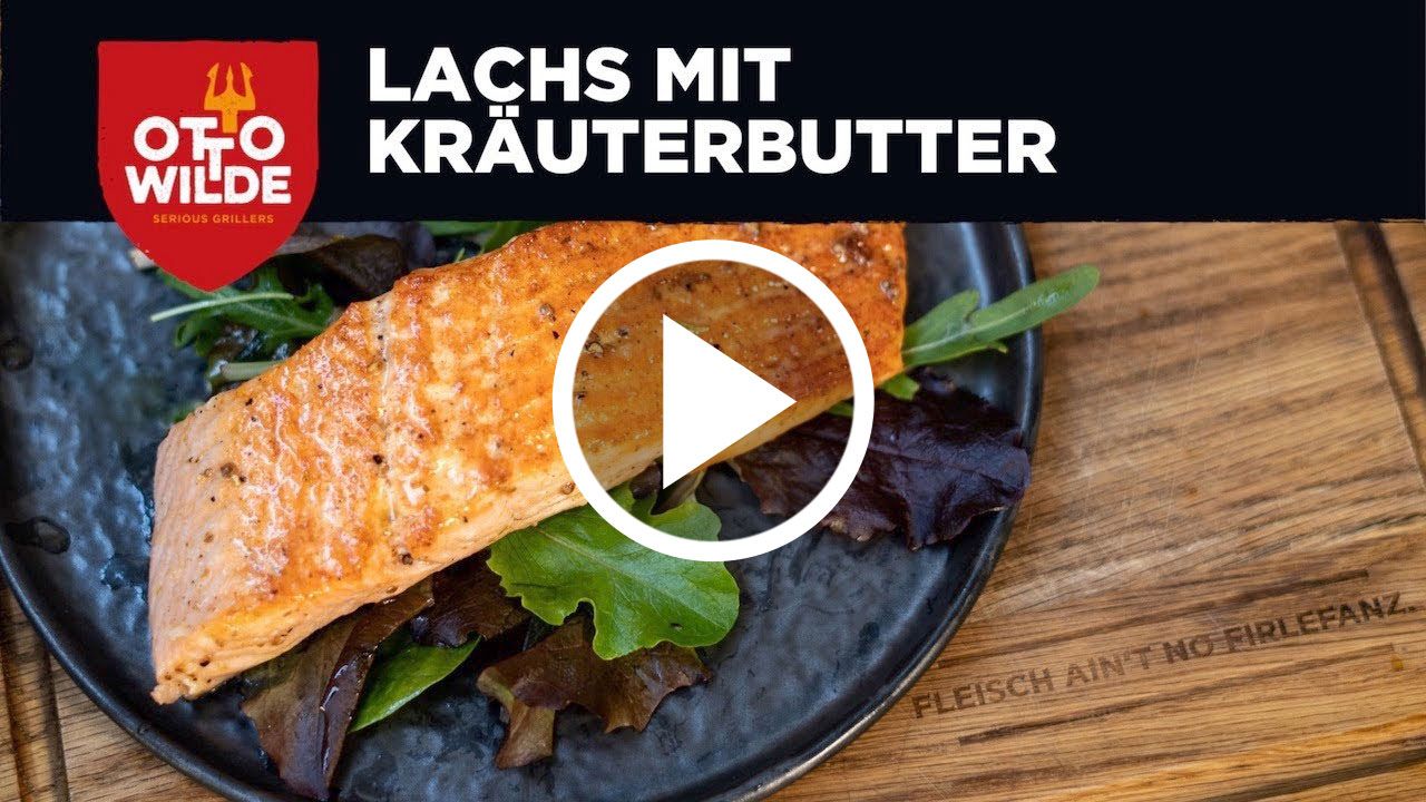 Fisch Rezept - Gegrilltes Lachsfilet vom Oberhitzegrill