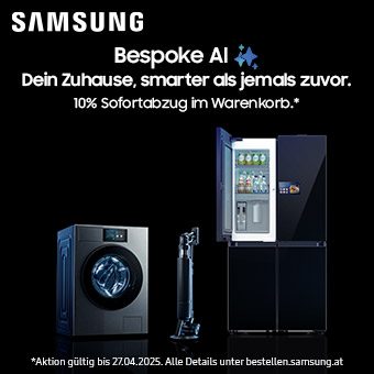 Samsung Bespoke AI - Jetzt Neuheiten bestellen und 10% Sofortrabatt sichern!