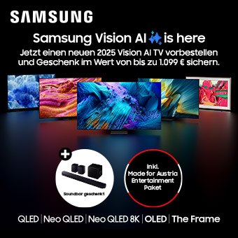 Jetzt einen neuen 2025 Vision AI TV Vorbestellen und Geschenk im Wert von bis zu 1.099 € sichern.