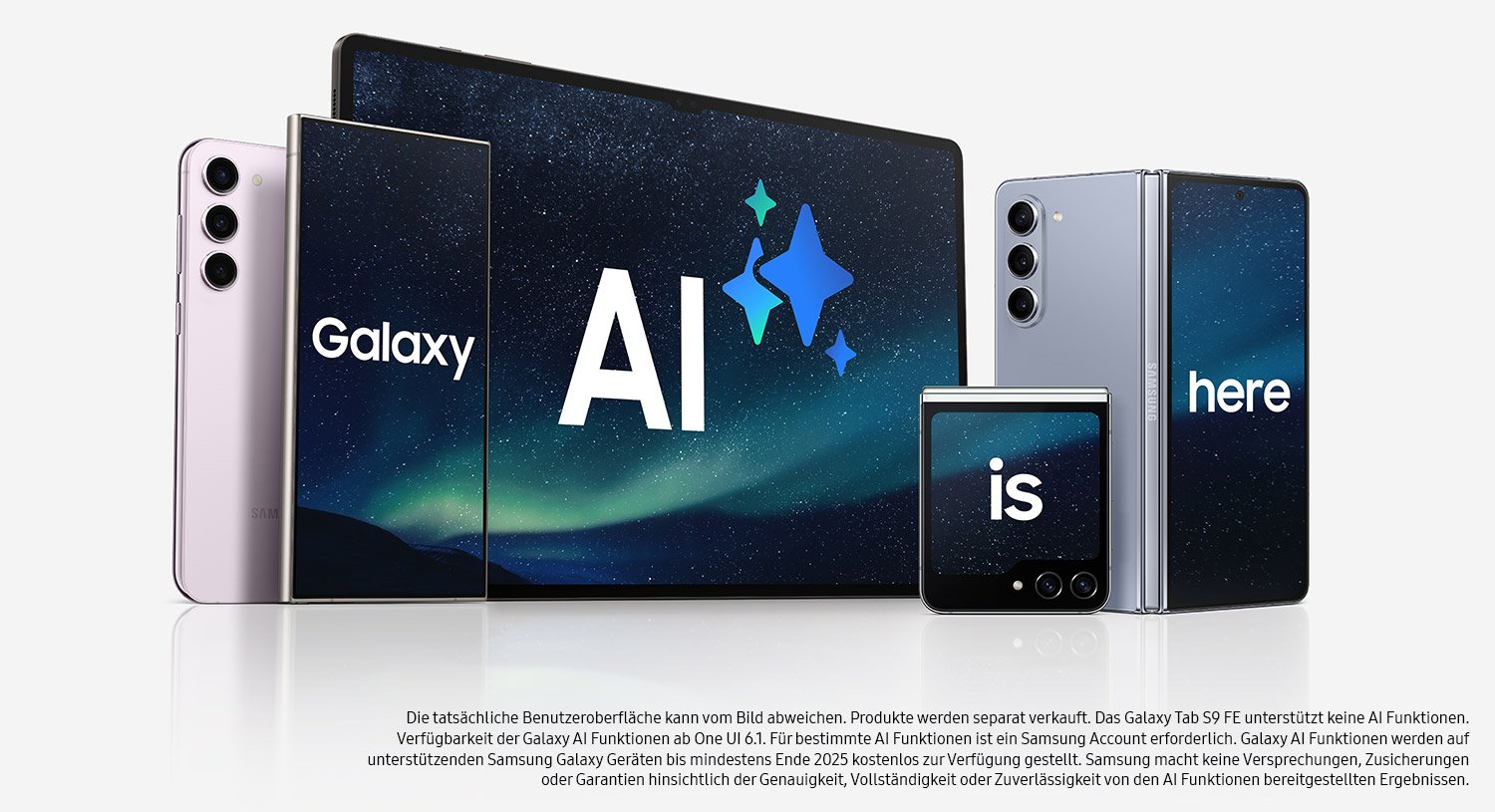 Wähle beim Kauf eines teilnehmenden Galaxy Modells dein persönliches Geschenk von Samsung