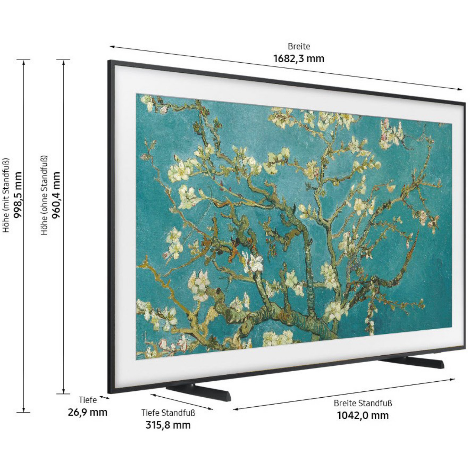 Samsung QE75LS03B The Frame QLED TV | Majdic