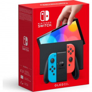 Nintendo Switch (OLED Modell) rot/blau