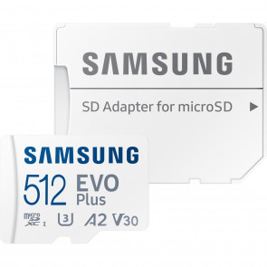 Samsung EVO Plus microSDXC 512GB Kit V30
