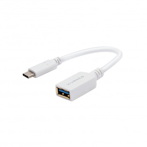 Vivanco USB-A auf USB-C Adapter, 0,1m