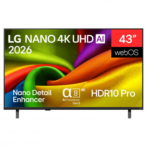 LG 43NU850B6LA NANO 4K UHD TV