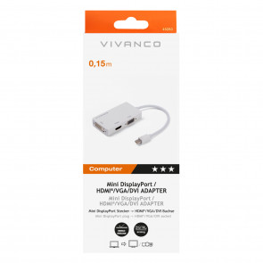 VIVANCO Mini DisplayPort Univ.-Adapter