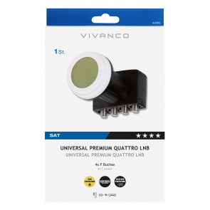 VIVANCO Universal Premium Quattro LNB