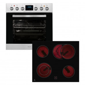 Exquisit EHE185-HBZ-020 inox-Set