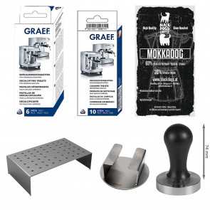 Graef Siebträger Zubehör Set, 1kg Kaffee