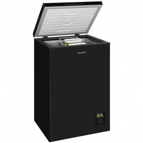 Exquisit GT100-050E schwarz Gefriertruhe