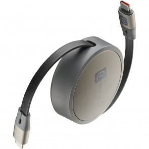 Cellularline Retractable Power 60W 120cm