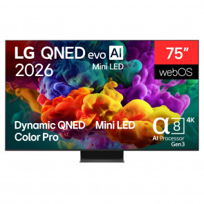 LG evo Mini LED AI 75QNED86B6B 4K UHD