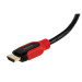 VIVANCO HDMI Kabel mit Ethernet rot 1,5m