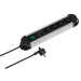 Vivanco 4er Steckdosenleiste Alu 1,6m