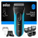 Braun Series 3 3010BT Black/Blue